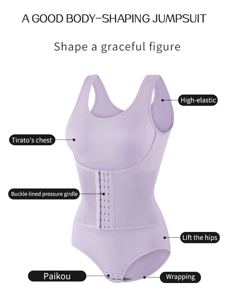 Women’s Seamless Shapewear Bodysuit – Tummy Control Waist Trainer & Body Shaper