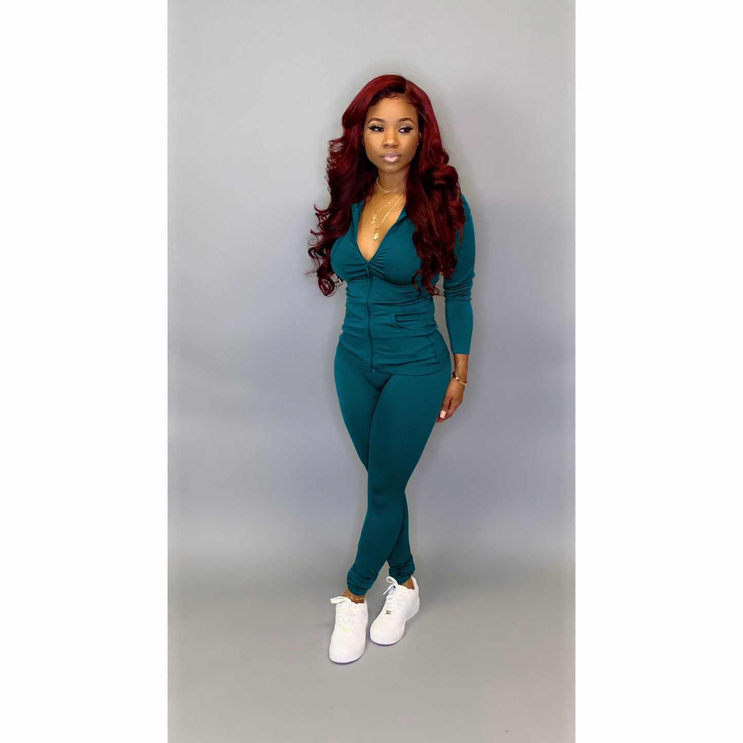 Women’s Casual 2-Piece Sports Set – Fashionable Gym & Activewear Outfit for Workout & Daily Wear
