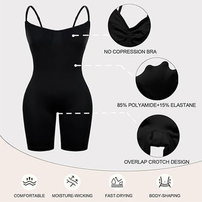 Women’s Waist Cami Shapewear Bodysuit – Tummy Control & Booty Lift Body Shaper