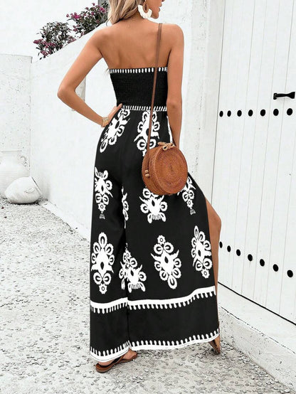 Sleeveless Dress In A Palace Style, Suitable For Women Throughout The Year, Featuring A Slim And Elongated Silhouette, Designed To Accentuate The Chest And Cinch The Waist, Made From Soft, Sun-Protect