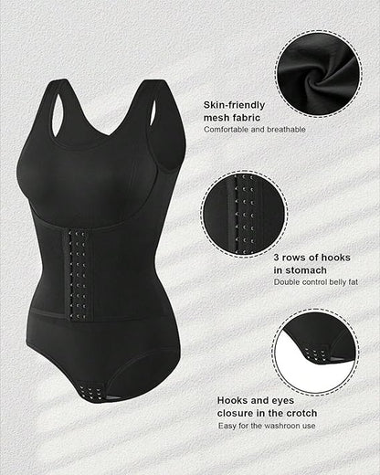Women’s Seamless Shapewear Bodysuit – Tummy Control Waist Trainer & Body Shaper
