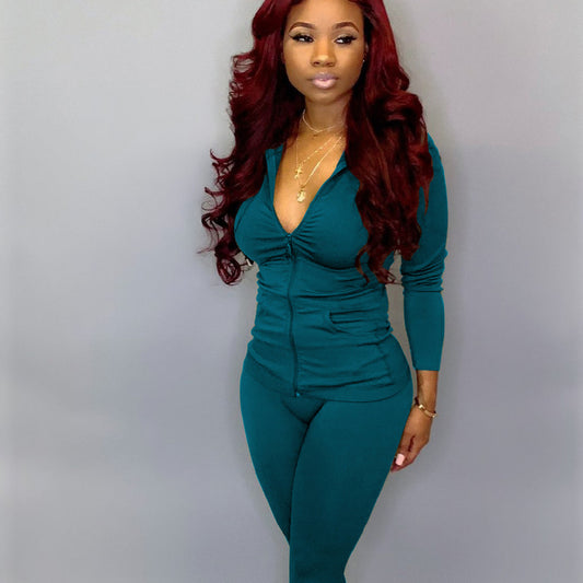 Women’s Casual 2-Piece Sports Set – Fashionable Gym & Activewear Outfit for Workout & Daily Wear