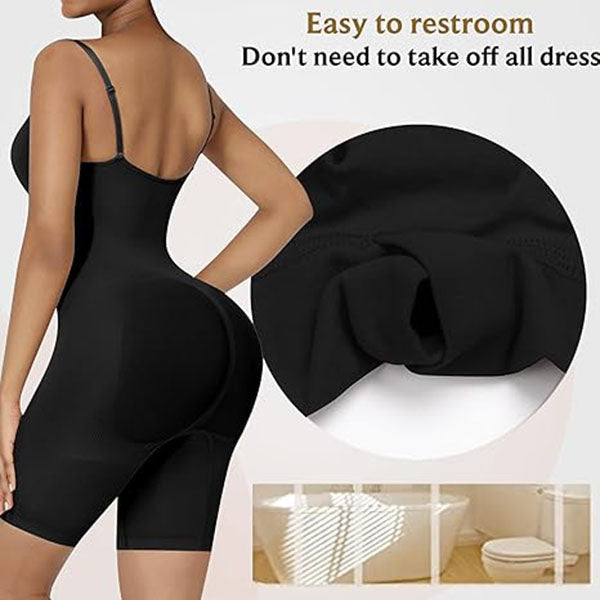 Women’s Waist Cami Shapewear Bodysuit – Tummy Control & Booty Lift Body Shaper