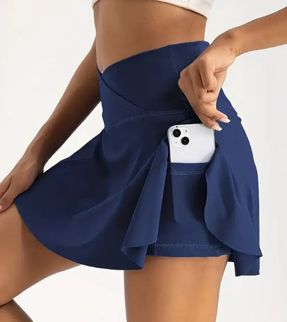 High Waist Yoga Shorts for Women – Breathable Moisture-Wicking Workout Shorts