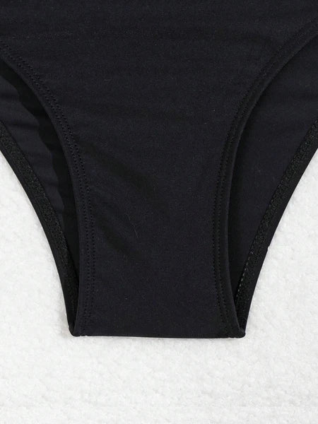 Women’s Black Sexy Bikini Set – 2-Piece Quick Dry Swimwear Beach Outfit