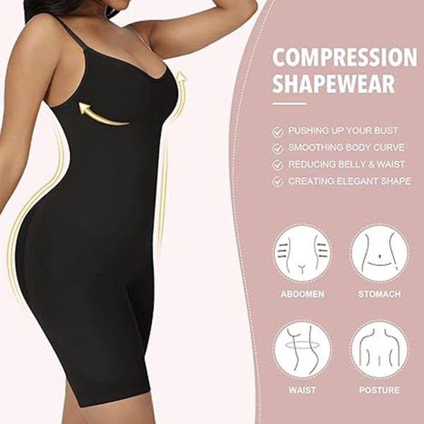 Women’s Waist Cami Shapewear Bodysuit – Tummy Control & Booty Lift Body Shaper