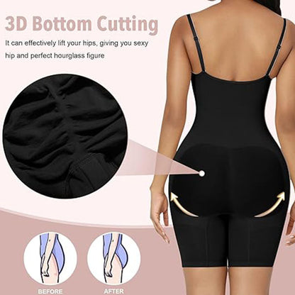Women’s Waist Cami Shapewear Bodysuit – Tummy Control & Booty Lift Body Shaper