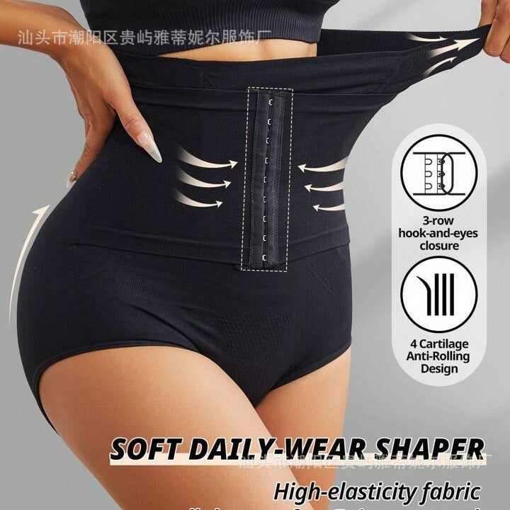 Women’s High Waisted Tummy Control Shapewear Panties – Seamless Butt Lifter Waist Trainer